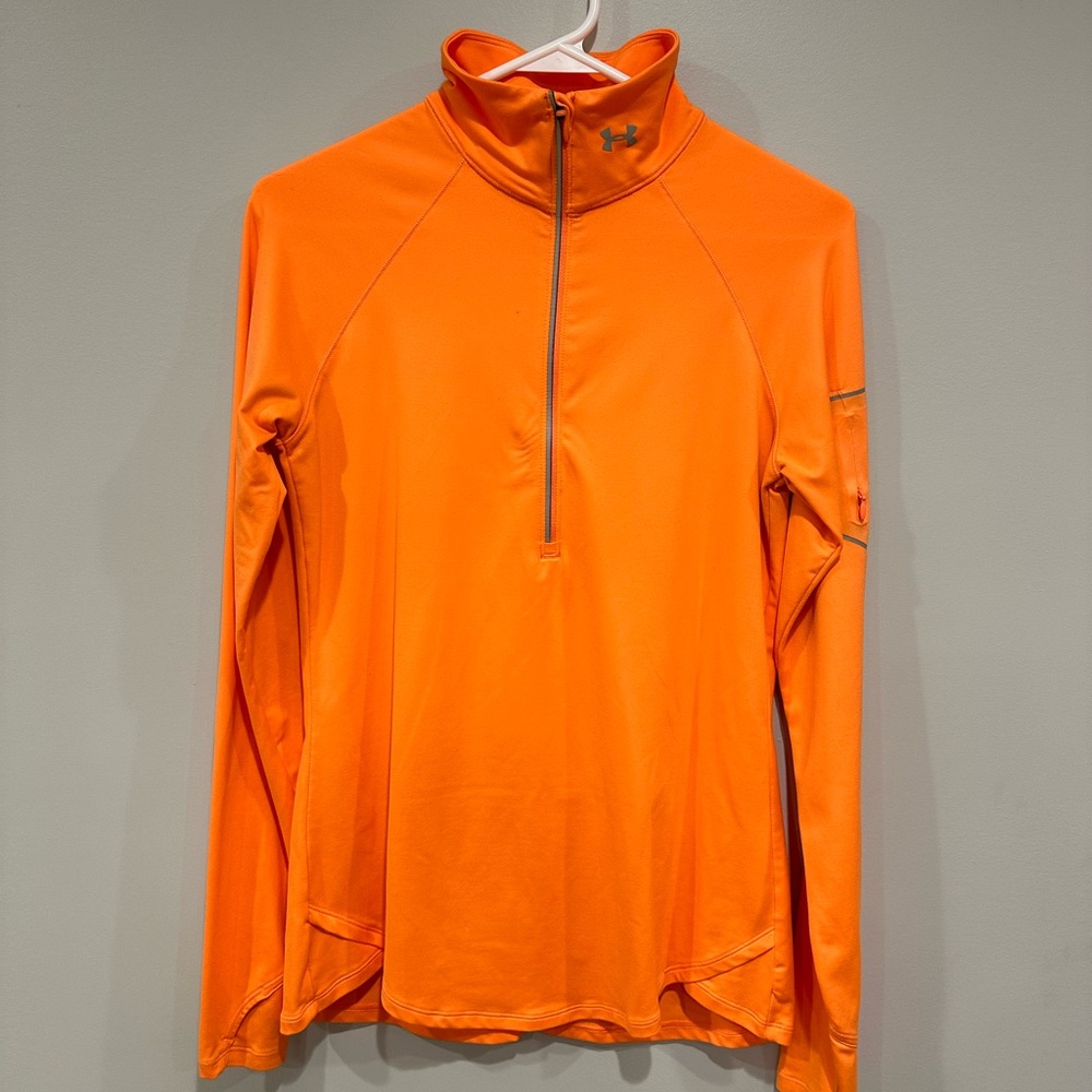 UnderArmour running top - neon orange
